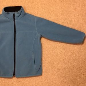 Lands’ End fleece zip up jacket